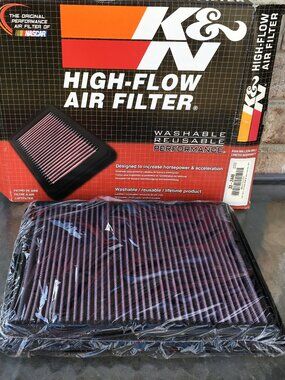 K&N Washable Reuseable Performance High-Flow Air Filter 33-2448 NEW